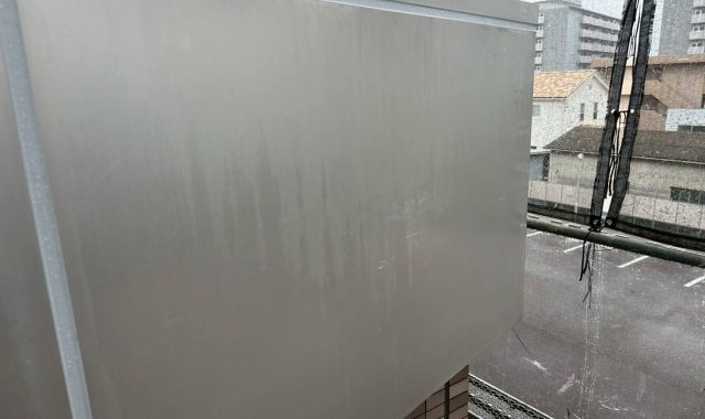 愛知県名古屋市港区　アルミ看板　薬剤クリーニング